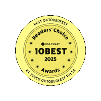 Tulsa Oktoberfest Sticker by Zeeco Oktoberfest Tulsa