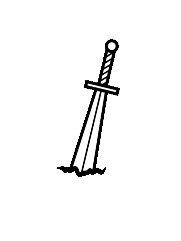 hansrinaldi sword Sticker