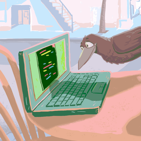 animation bird GIF