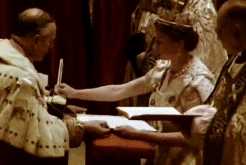 Queen Elizabeth GIF by GIPHY News