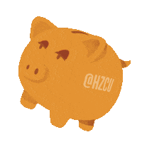 Pig Save Sticker by Horizon Credit Union