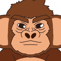Staring Close Up GIF by Chimpers