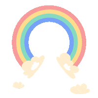 Digiwits rainbow baby colors creative Sticker