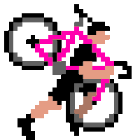 pixel cycling Sticker