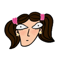 Happy Girl Sticker