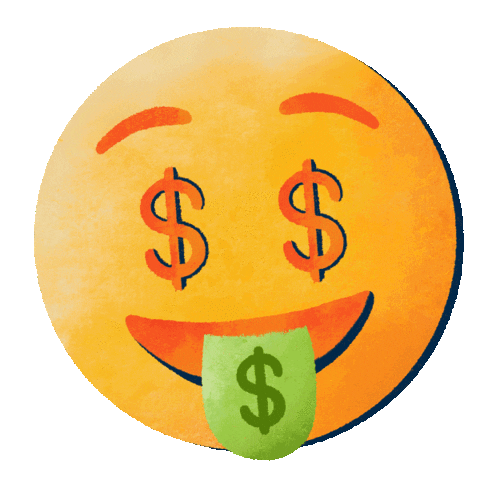 Happy Gold Sticker by Your One and Only