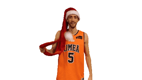 Christmas Basketball Sticker by Umeå BSKT