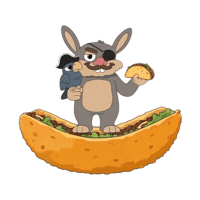 Hungry Taco Bell Sticker