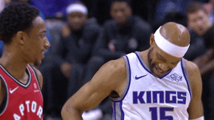 Vince Carter Laugh GIF by NBA
