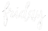 Friday Weiss Sticker by MentalHouse