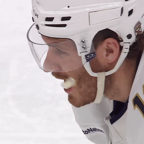 Nhl Chewing GIF by Florida Panthers