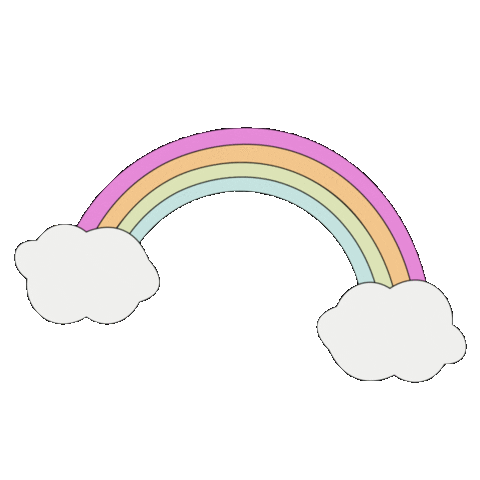 Pink Rainbow Sticker by GlamifyME