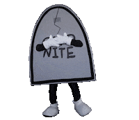 grave gravestone Sticker by Emo Nite