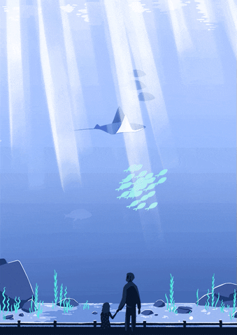 The_Artworks_Inc illustration look ocean fish GIF