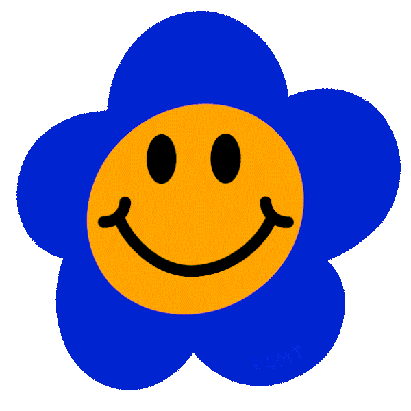 Happy Smiley Face Sticker by V5MT