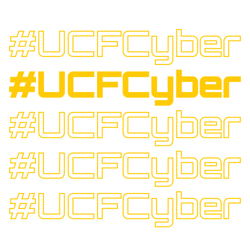 ucfcyber giphyupload black yellow university Sticker
