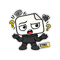 No Idea What Sticker by ZTIKIX