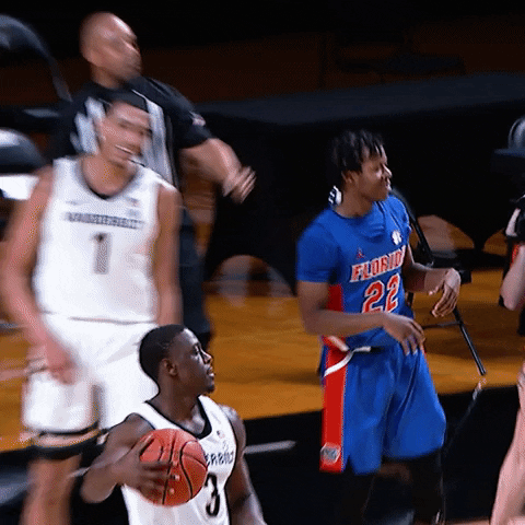 Happy College Basketball GIF by Florida Gators