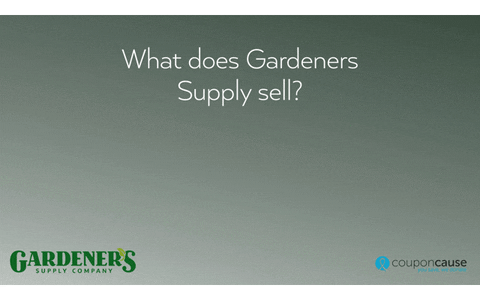 faq gardeners supply GIF by Coupon Cause