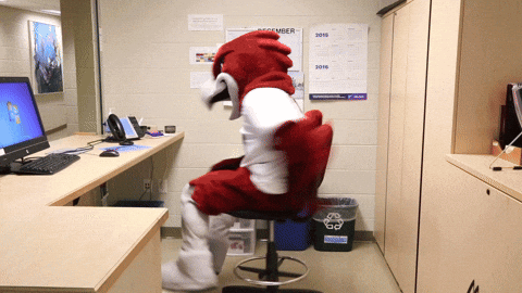 RiponCollege giphyupload work spin bored GIF