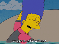 scared marge simpson GIF