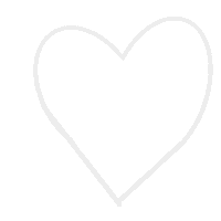 White Heart Sticker