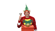 santa claus smile Sticker by Bundesliga
