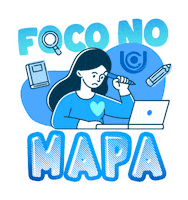 Educacao Mapa Sticker by EAD Unicesumar