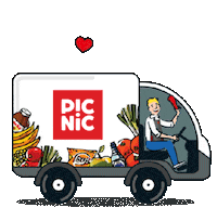 delivery love Sticker by Picnic