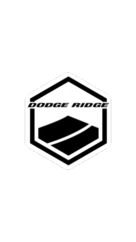 DodgeRidge giphyupload snow ski snowboard Sticker