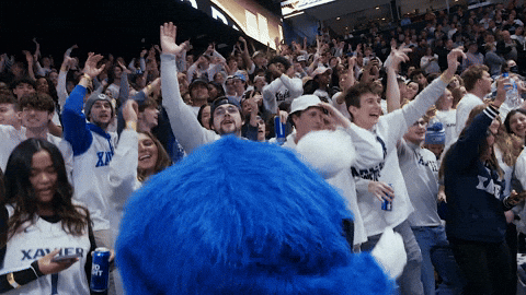 Celebrate College Basketball GIF by Xavier Men's Basketball