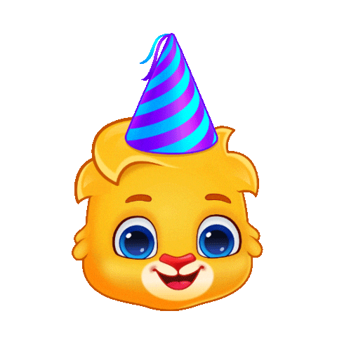 Celebrate Happy Birthday Sticker by Lucas and Friends by RV AppStudios