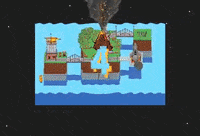 Smolverse space nft rocket launch GIF