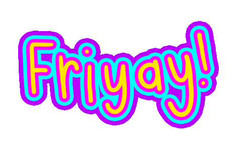 Friday Weekend Sticker by megan lockhart
