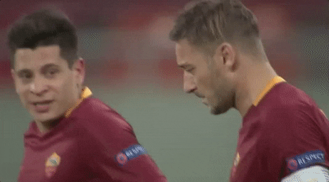 surprised francesco totti GIF by AS Roma