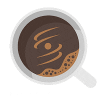 Happy Coffee Sticker by Summit Marketing