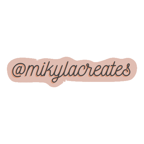 Instagram Sparkle Sticker by Mikyla Creates