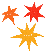 Happy Star Sticker by Elsa Isabella