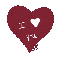 I Love You Heart Sticker