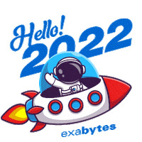 Exabytes-Hello-2022 Sticker by exabytes