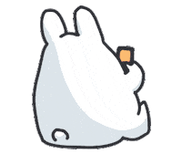 Phone Bunny Sticker by bunny_is_moving