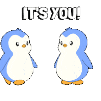 Its You Penguin Sticker by Pudgy Penguins