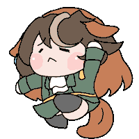 Umamusume Tanuki Sticker