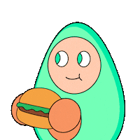Nom Nom Lunch Sticker by Fatman
