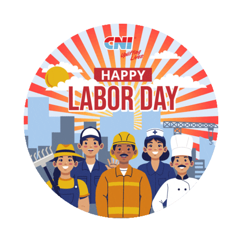 Happy Labour Day Sticker by CNI