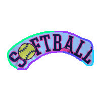 Softball Sticker by imoji