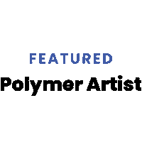 Polymer Clay Featured Artist Sticker by The Blue Bottle Tree
