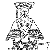 Chinese Queen Sticker by The Privé Group