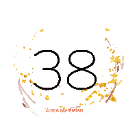 Christmas Gold Sticker
