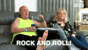 Rock And Roll Watching Tv GIF by Gogglebox Australia